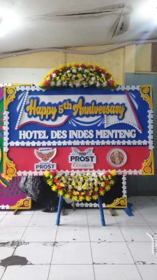 Papan Bunga di Jakarta Convention Center